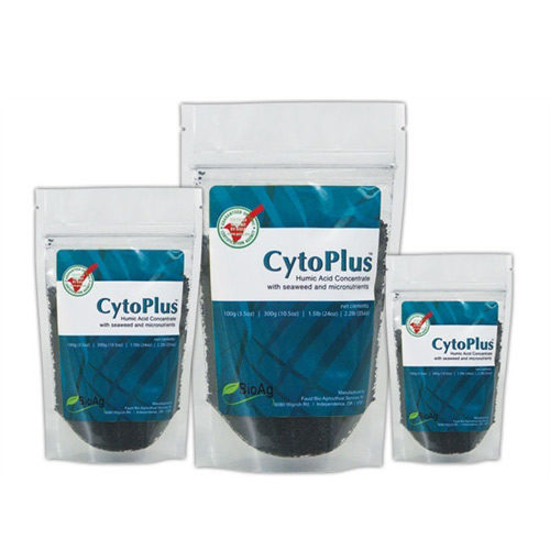 Photo of three sizes of BioAg CytoPlus